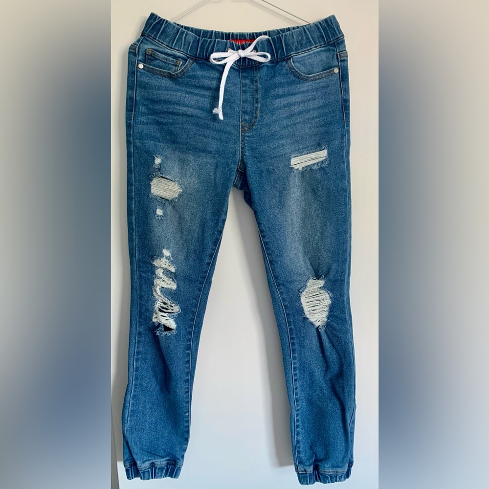 Guess Distressed Denim Skinny Jeans